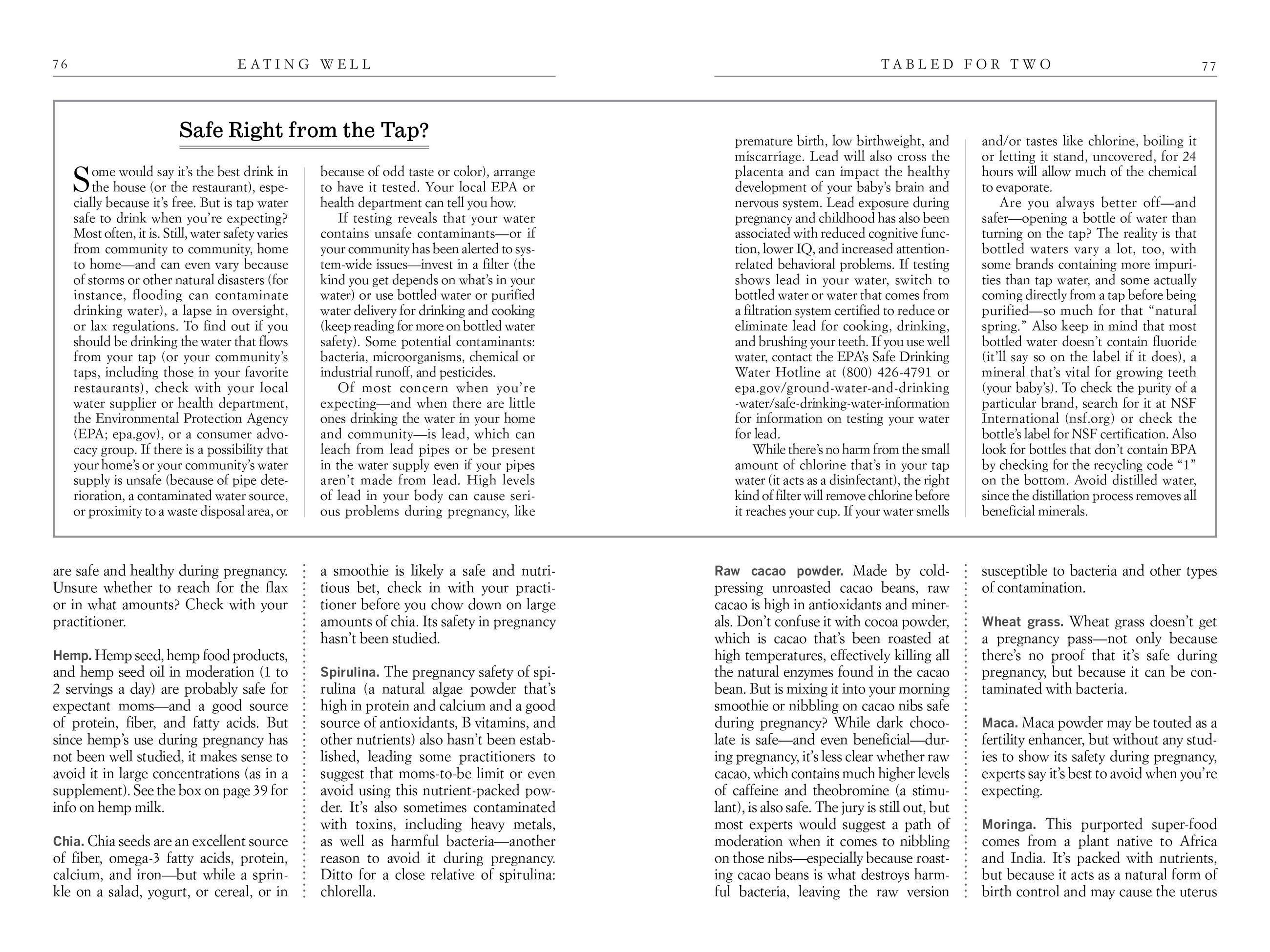 Beispielinhalt (Bild) What to Expect: Eating Well When You're Expecting, 2nd Edition