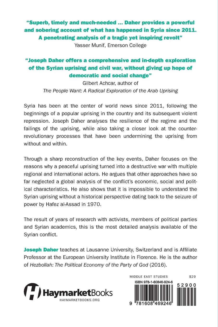 Rückseitencover Syria After the Uprisings