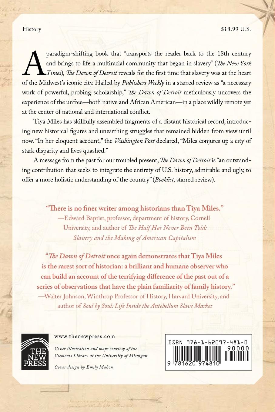 Rückseitencover The Dawn of Detroit