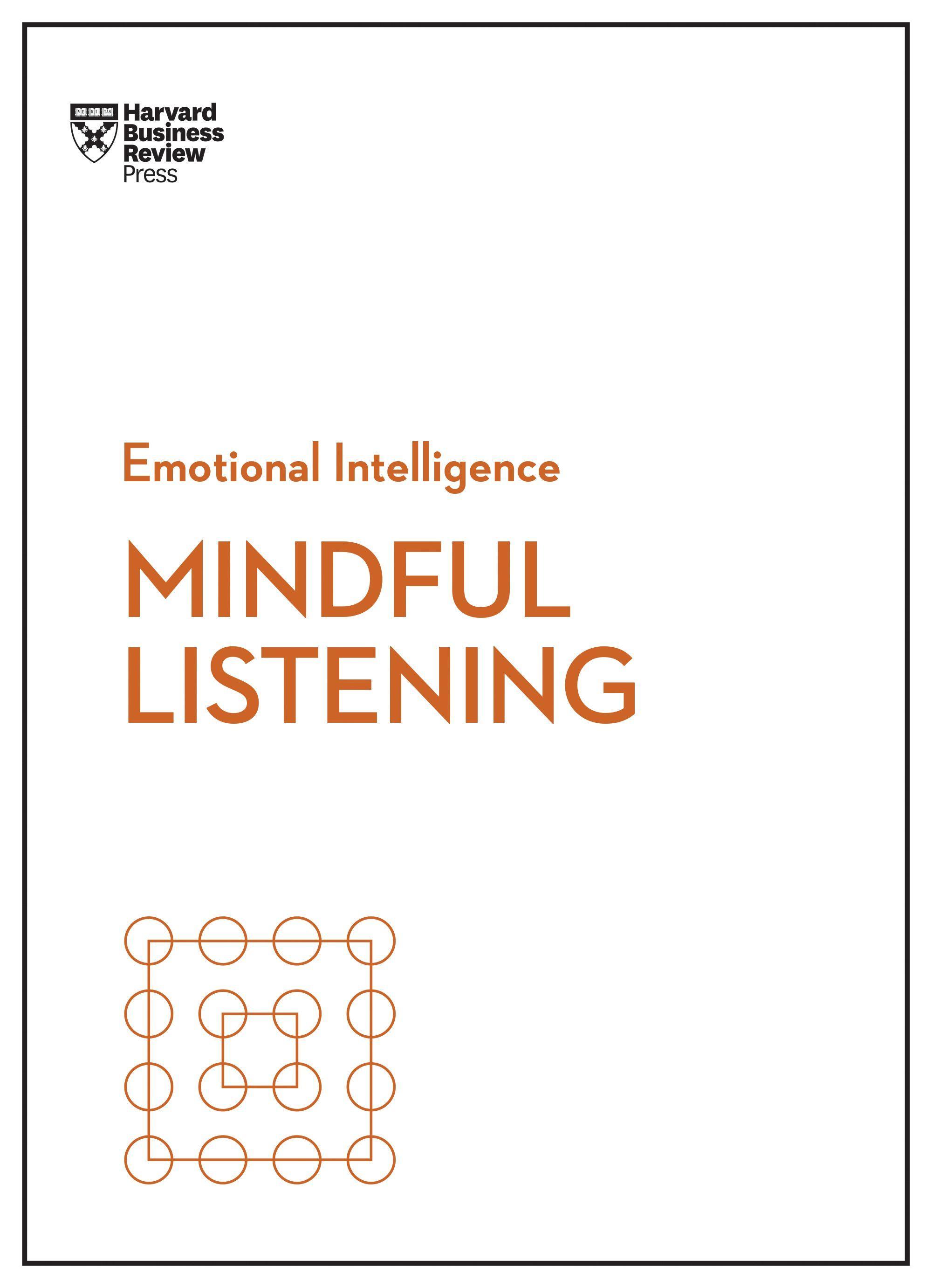 Vorderes Coverbild Mindful Listening (HBR Emotional Intelligence Series)