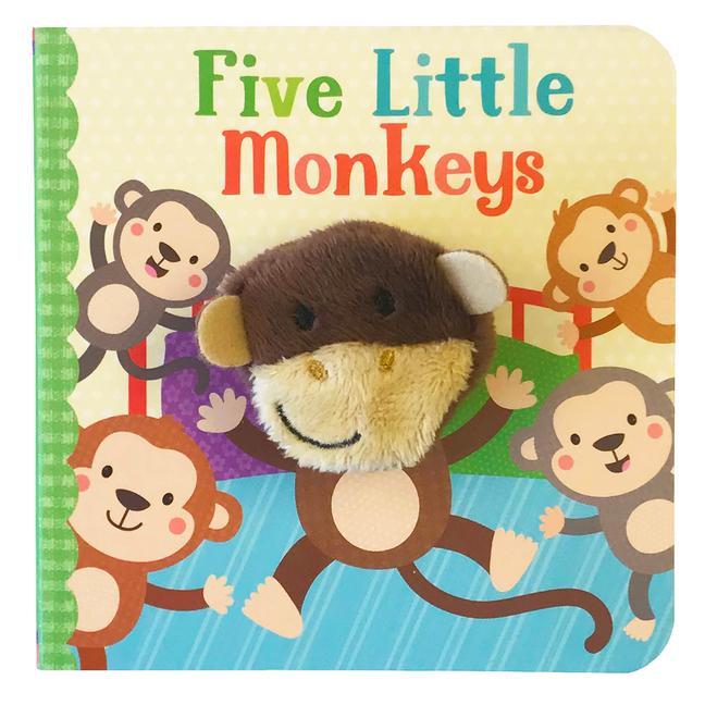 Vorderes Coverbild Five Little Monkeys Puppet Book