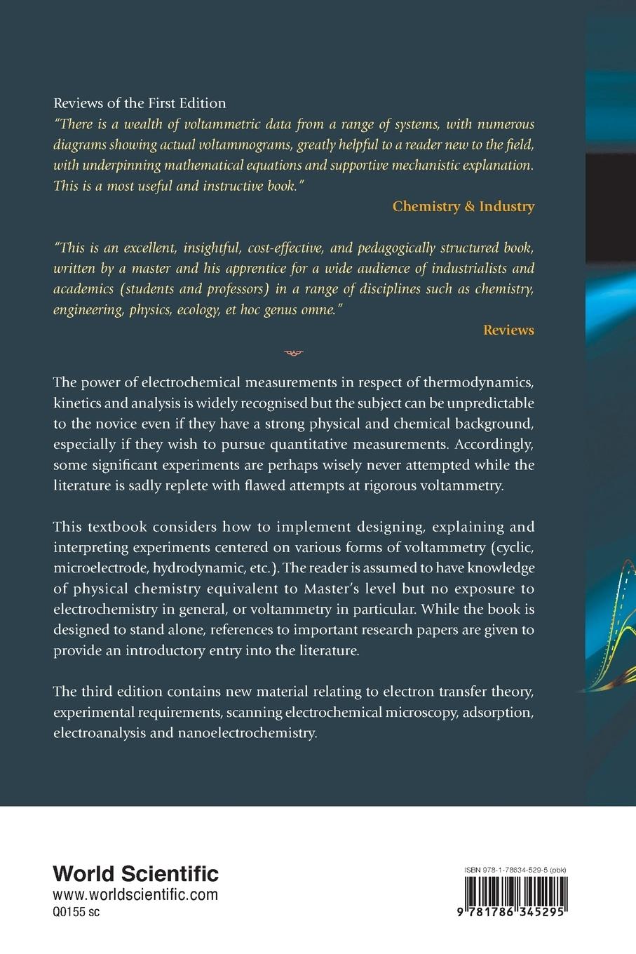 Rückseitencover UNDERSTAND VOLTAMMETRY (3RD ED)