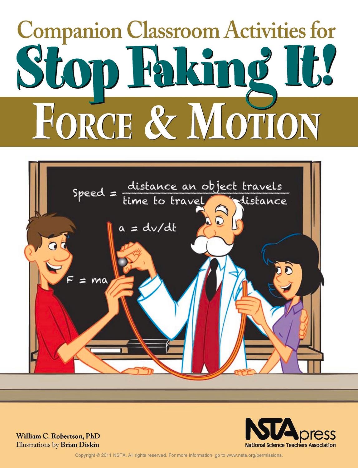 Vorderes Coverbild Companion Classroom Activities for Stop Faking It! Force and Motion