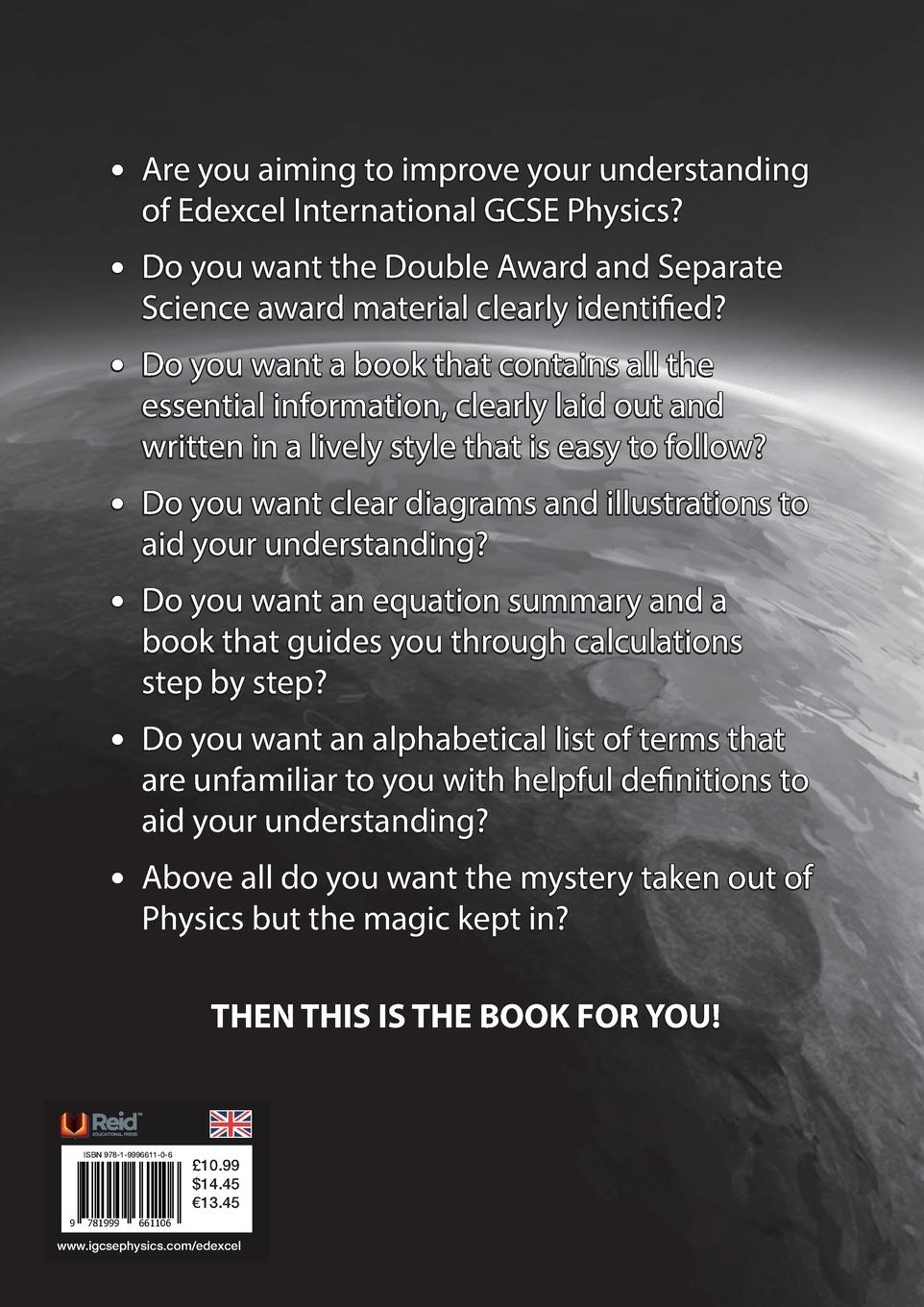 Rückseitencover Edexcel International GCSE Physics Simplified