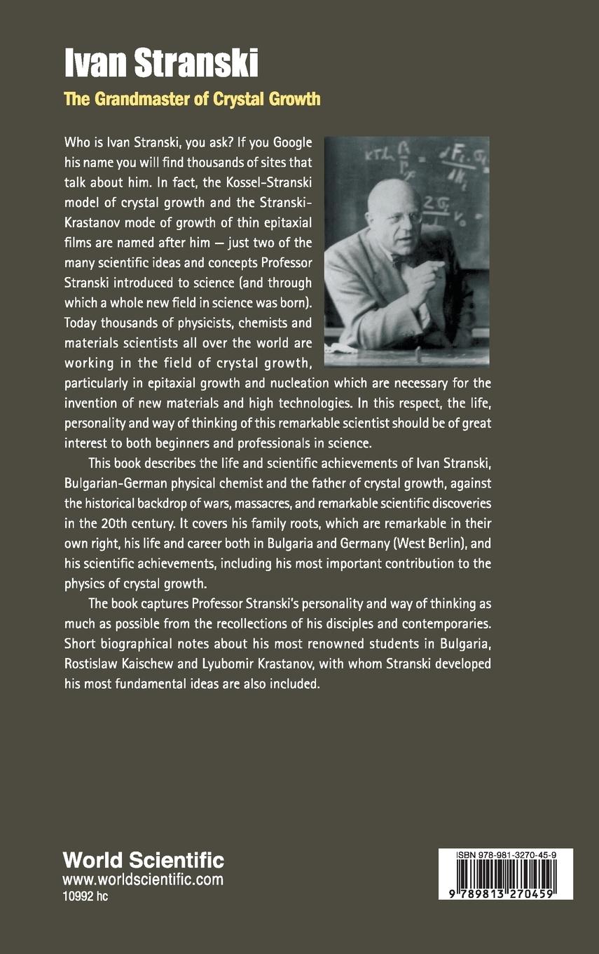 Rückseitencover IVAN STRANSKI - THE GRANDMASTER OF CRYSTAL GROWTH