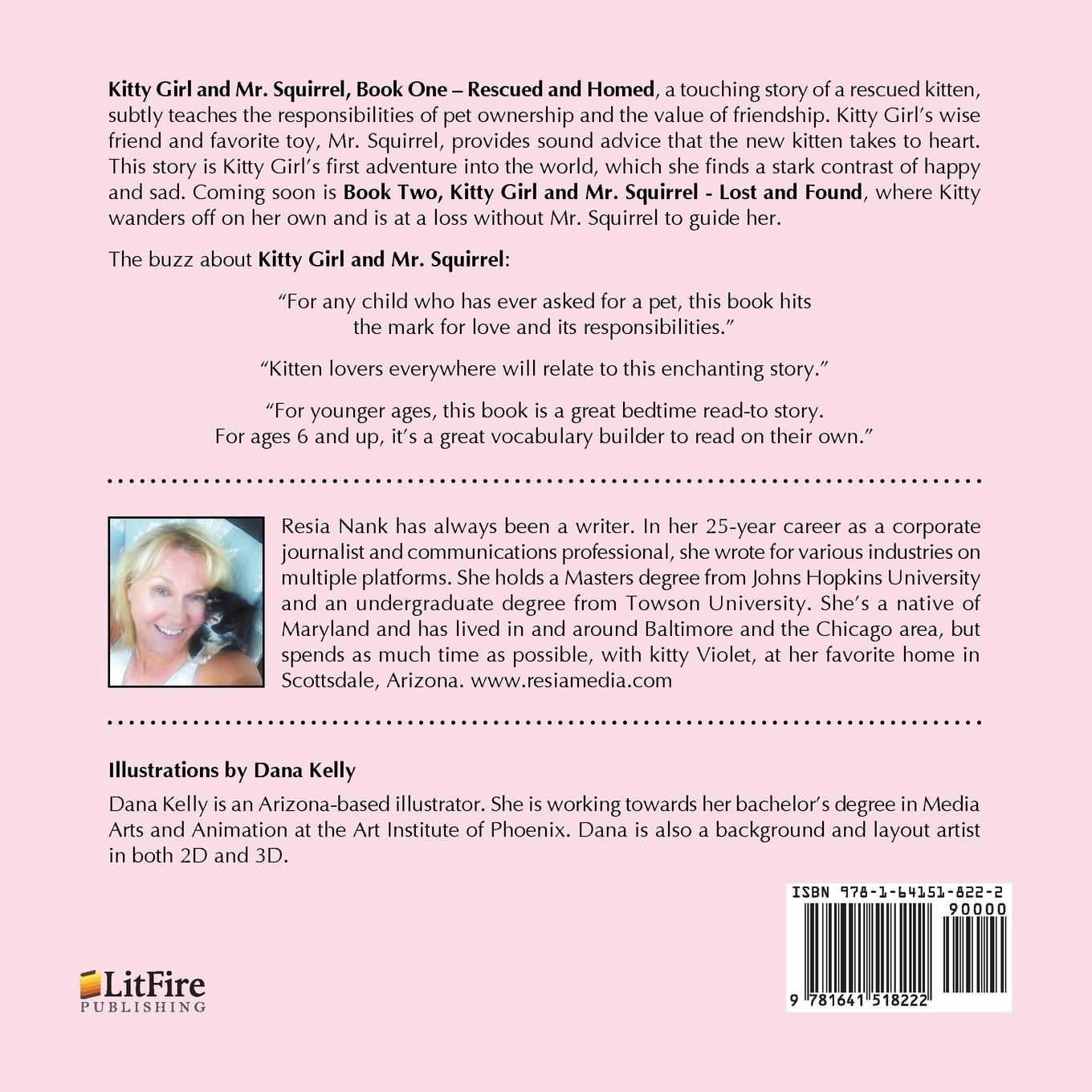 Rückseitencover Kitty Girl and Mr. Squirrel - Book One: Rescued and Homed