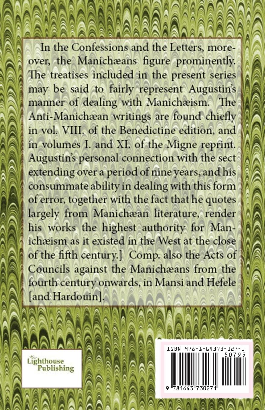Rückseitencover Introductory Essay on the Manichaean Heresy