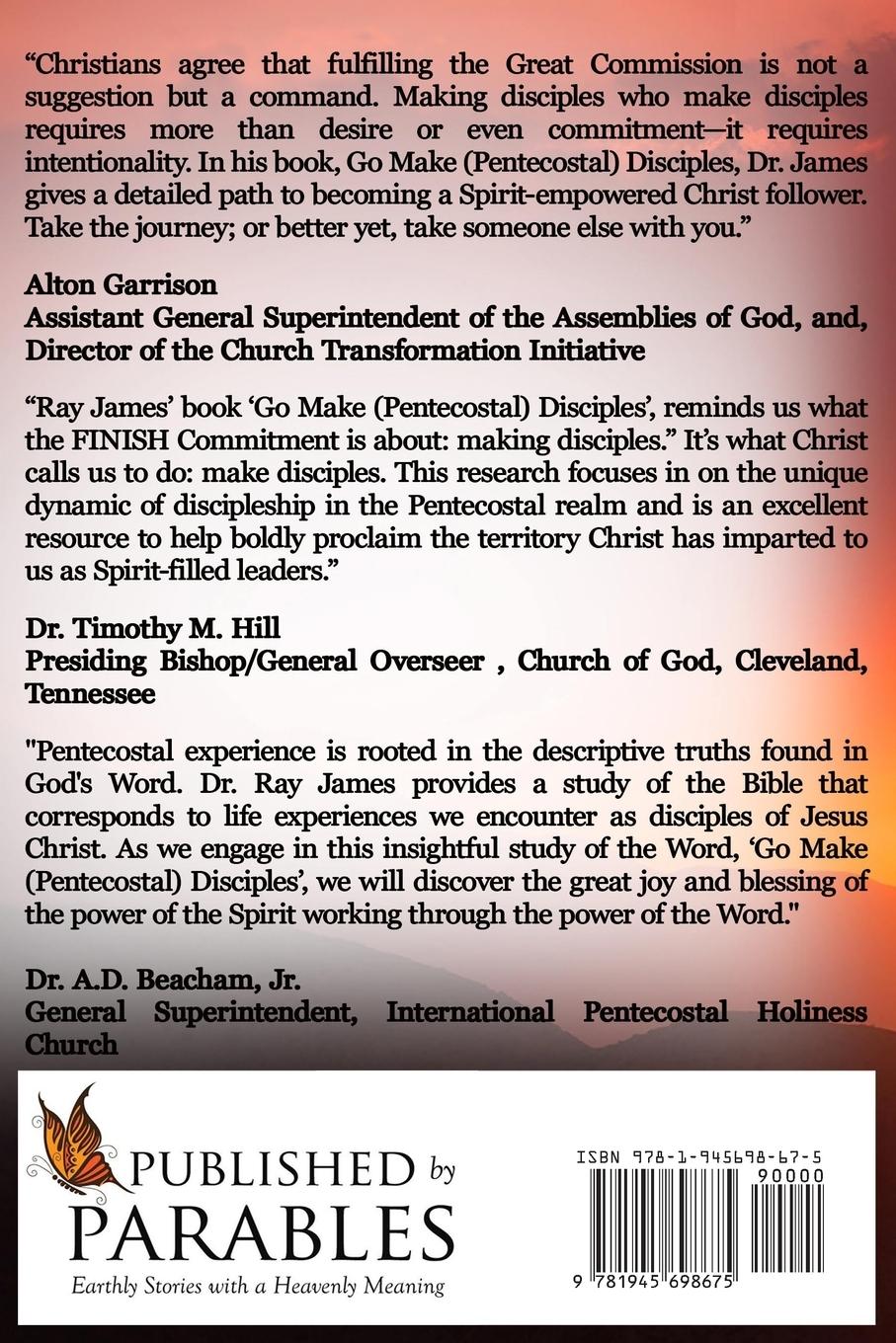 Rückseitencover Go Make [Pentecostal] Disciples