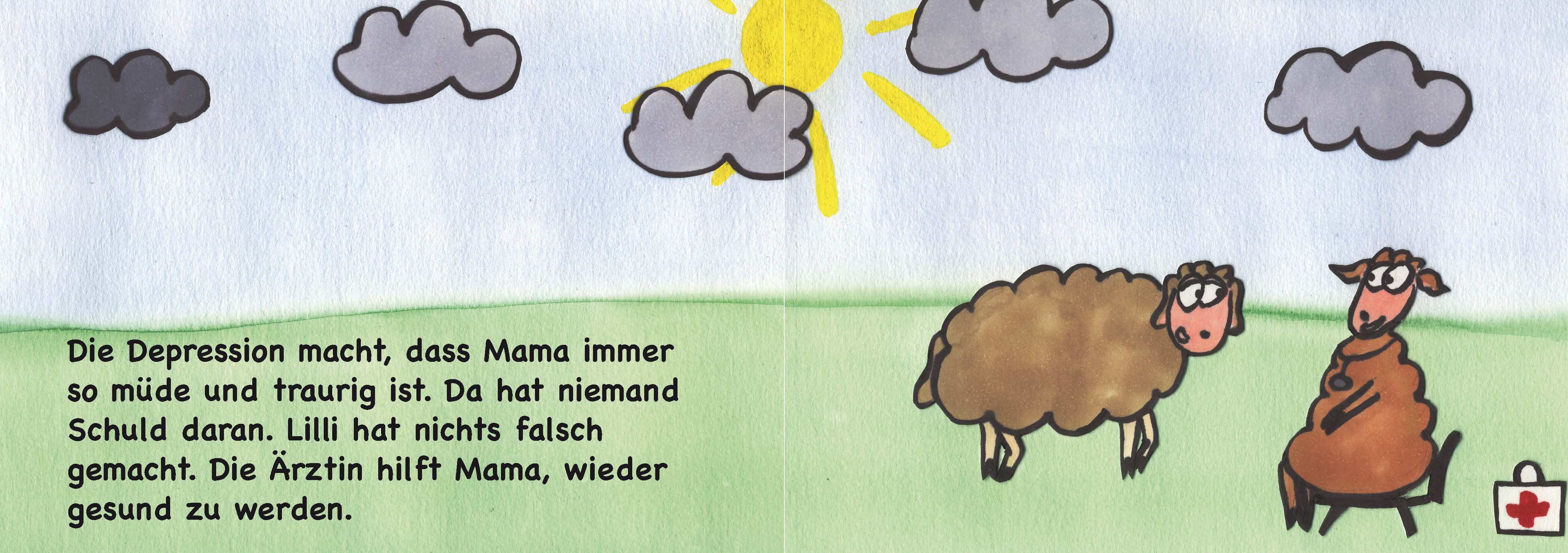 Beispielinhalt (Bild) Warum ist Mama traurig?
