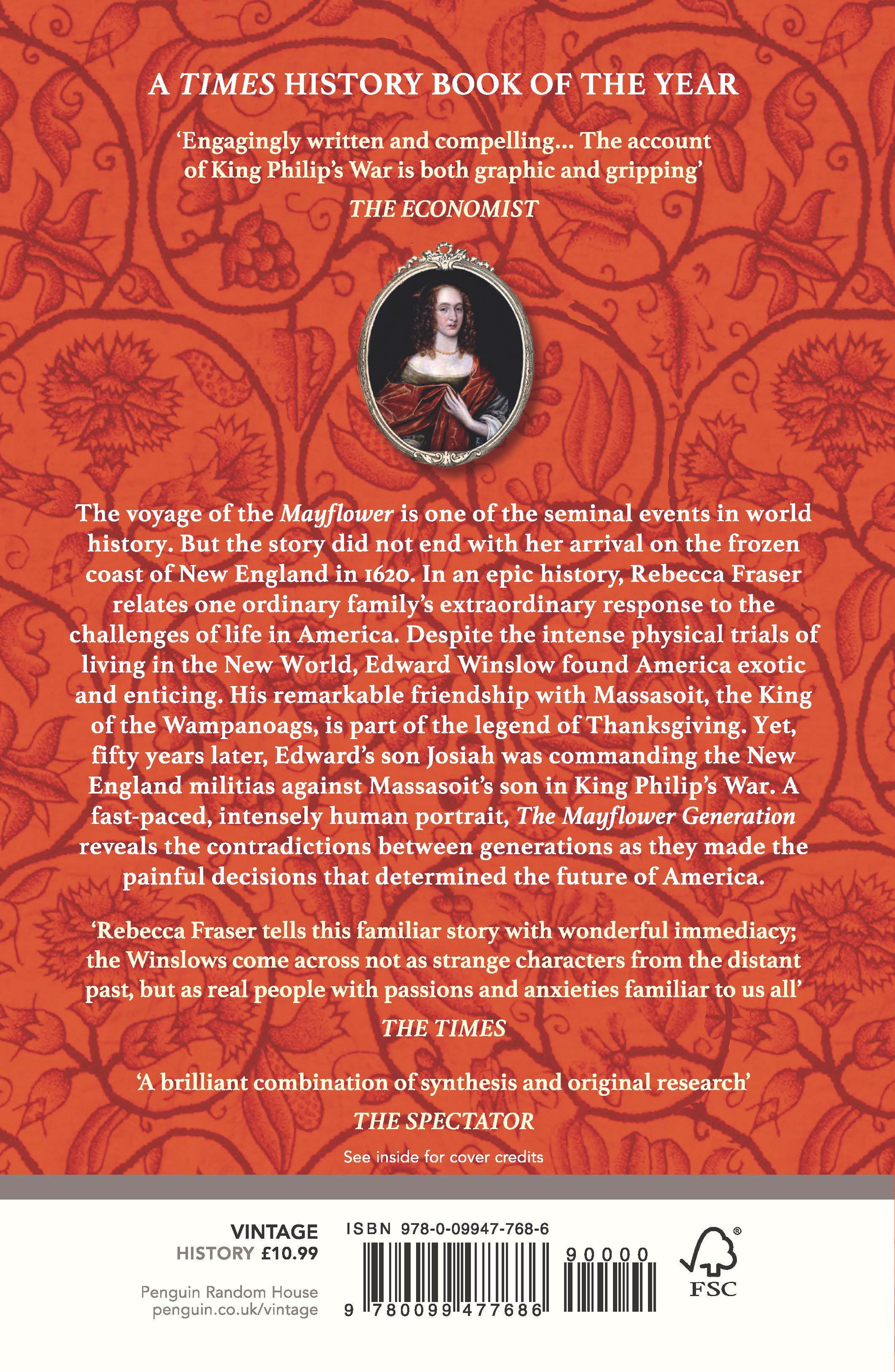 Rückseitencover The Mayflower Generation