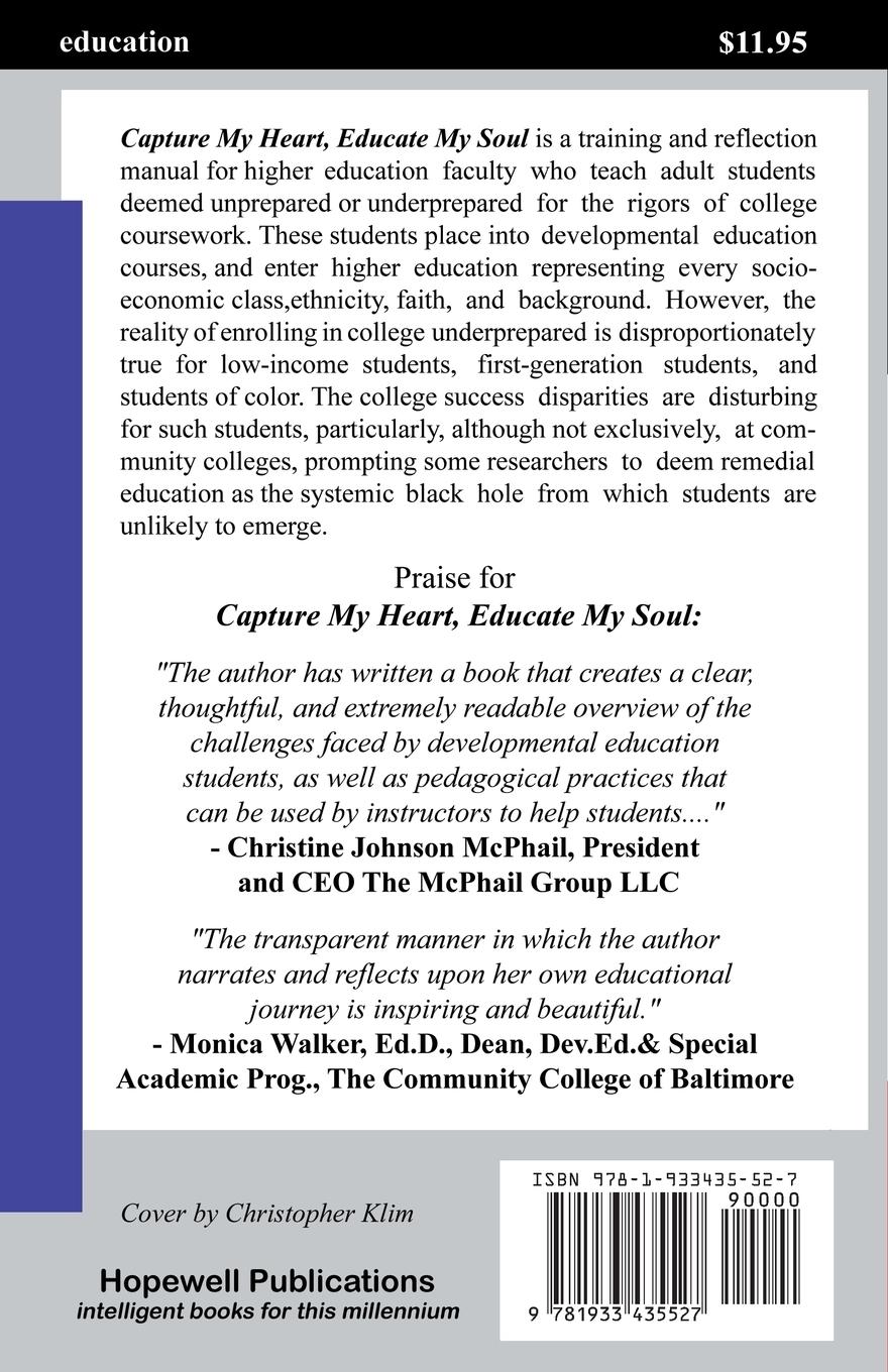 Rückseitencover Capture My Heart, Educate My Soul