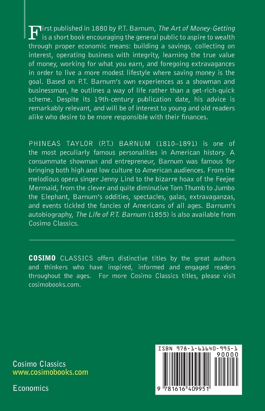 Rückseitencover The Art of Money-Getting