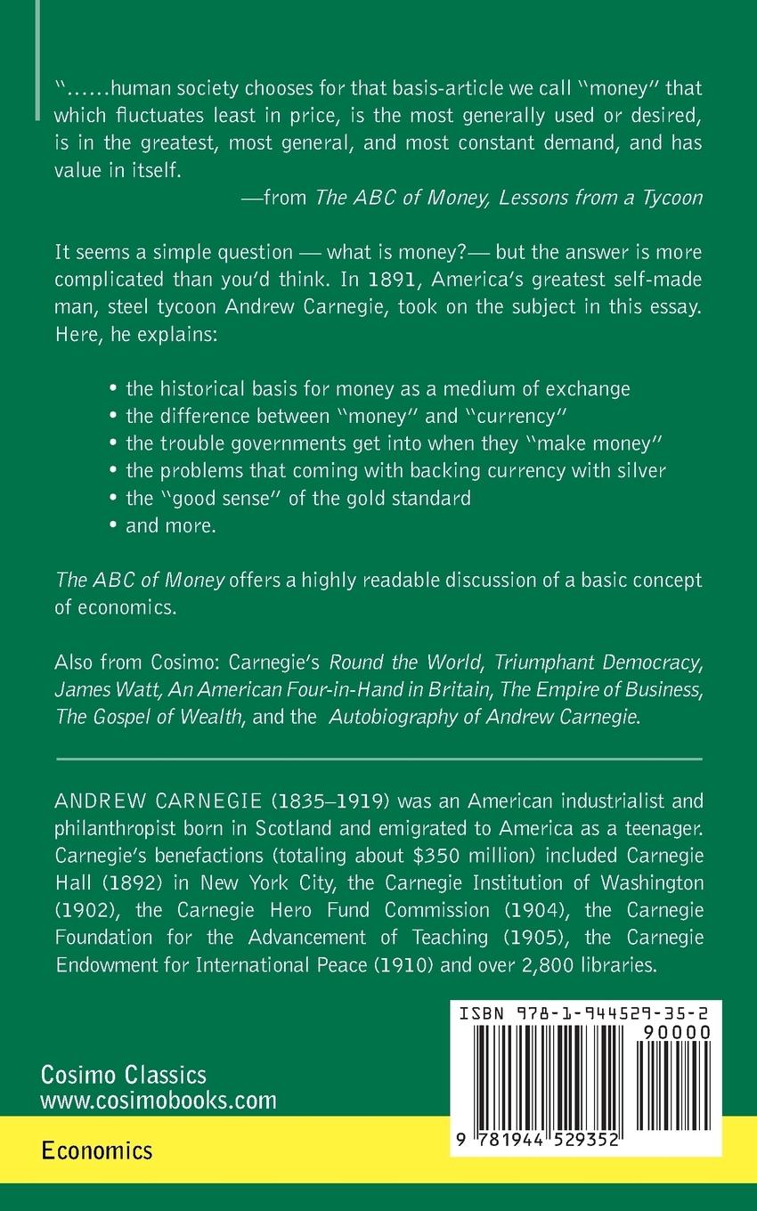 Rückseitencover The ABC of Money