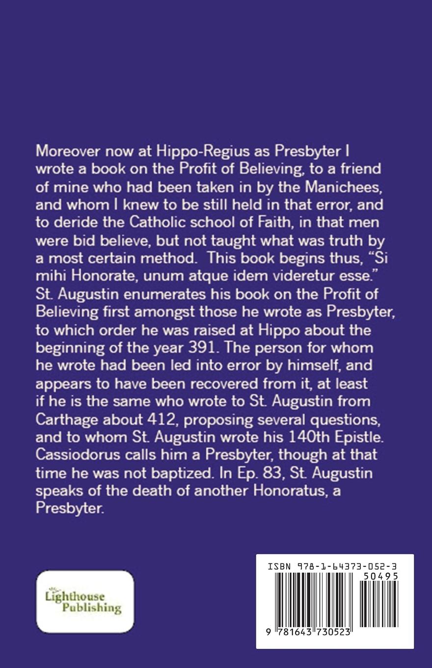 Rückseitencover On the Profit of Believing