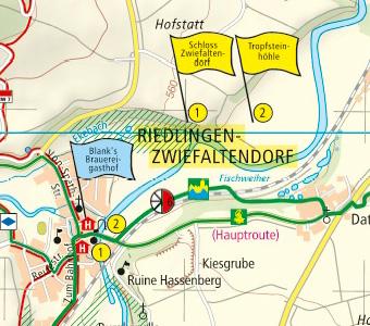 Beispielinhalt (Bild) Großes Lautertal, Münsingen - Gomadingen - Zwiefalten - Hayingen 1:35 000