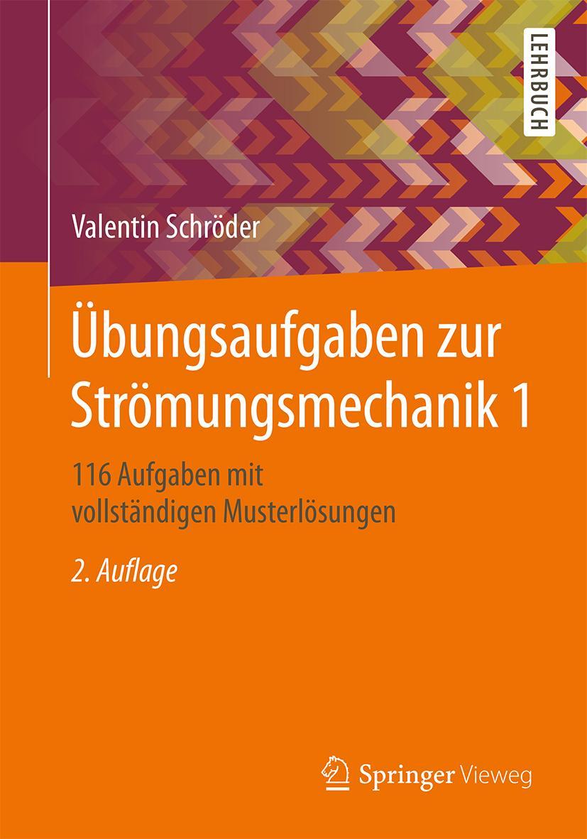 Vorderes Coverbild Übungsaufgaben zur Strömungsmechanik 1