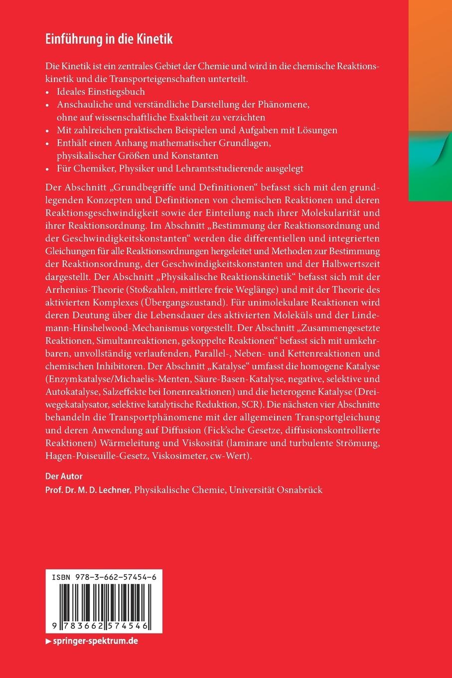 Rückseitencover Einführung in die Kinetik