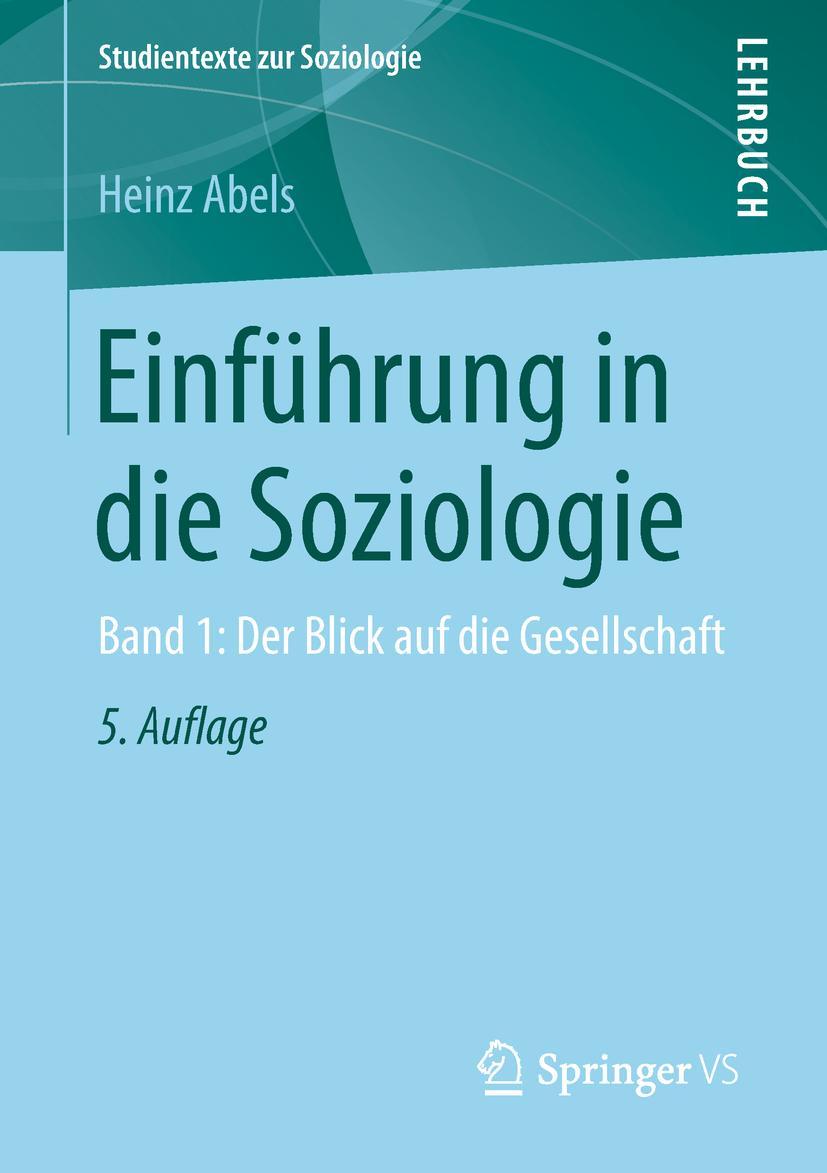 Vorderes Coverbild Einführung in die Soziologie