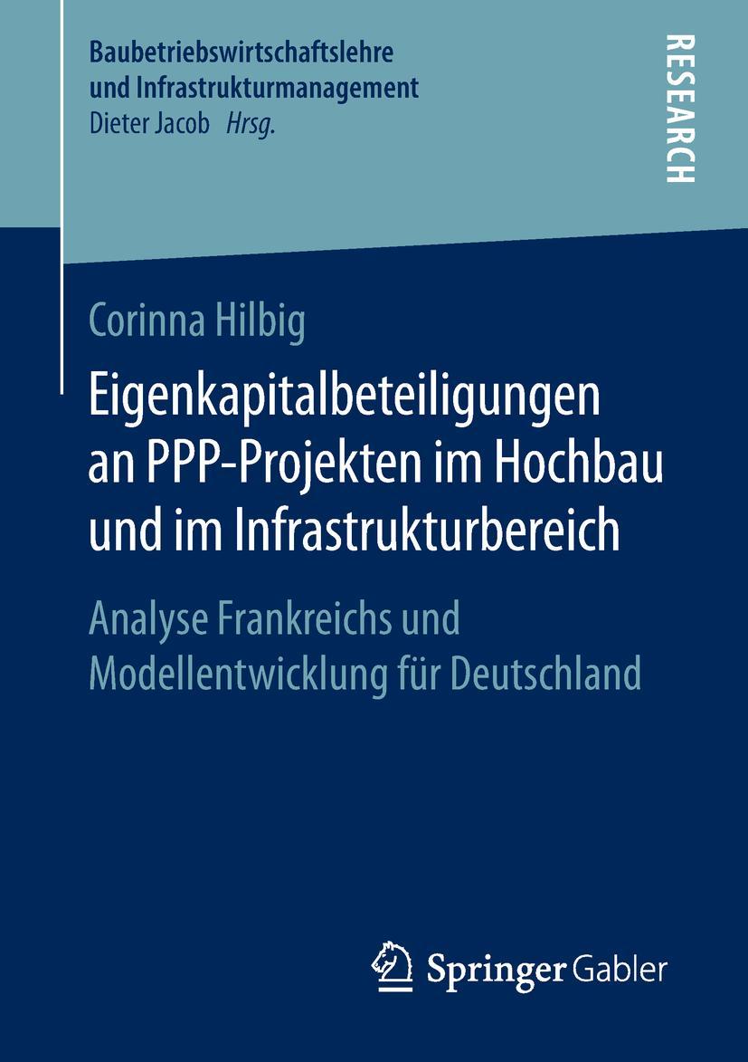 Vorderes Coverbild Eigenkapitalbeteiligungen an PPP-Projekten im Hochbau und im Infrastrukturbereich