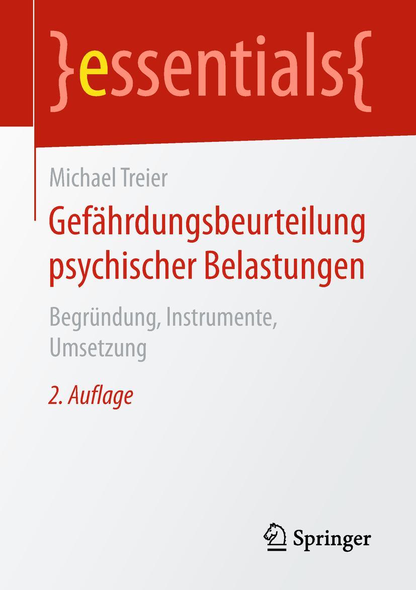 Vorderes Coverbild Gefährdungsbeurteilung psychischer Belastungen