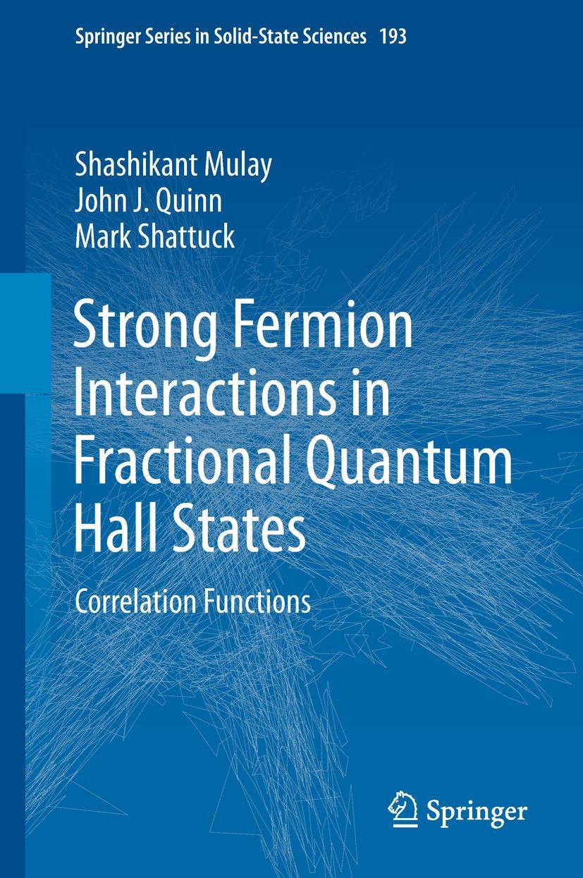 Vorderes Coverbild Strong Fermion Interactions in Fractional Quantum Hall States