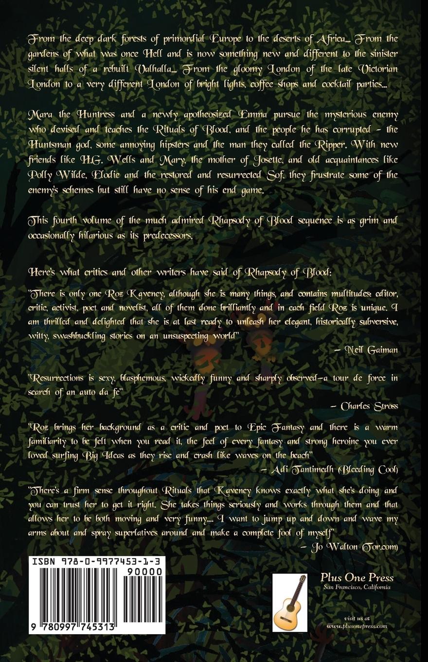 Rückseitencover Realities - Rhapsody of Blood, Volume Four