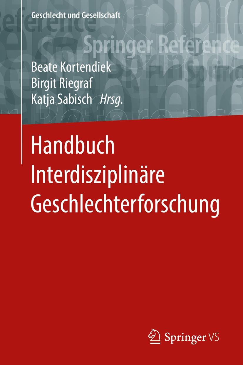 Vorderes Coverbild Handbuch Interdisziplinäre Geschlechterforschung