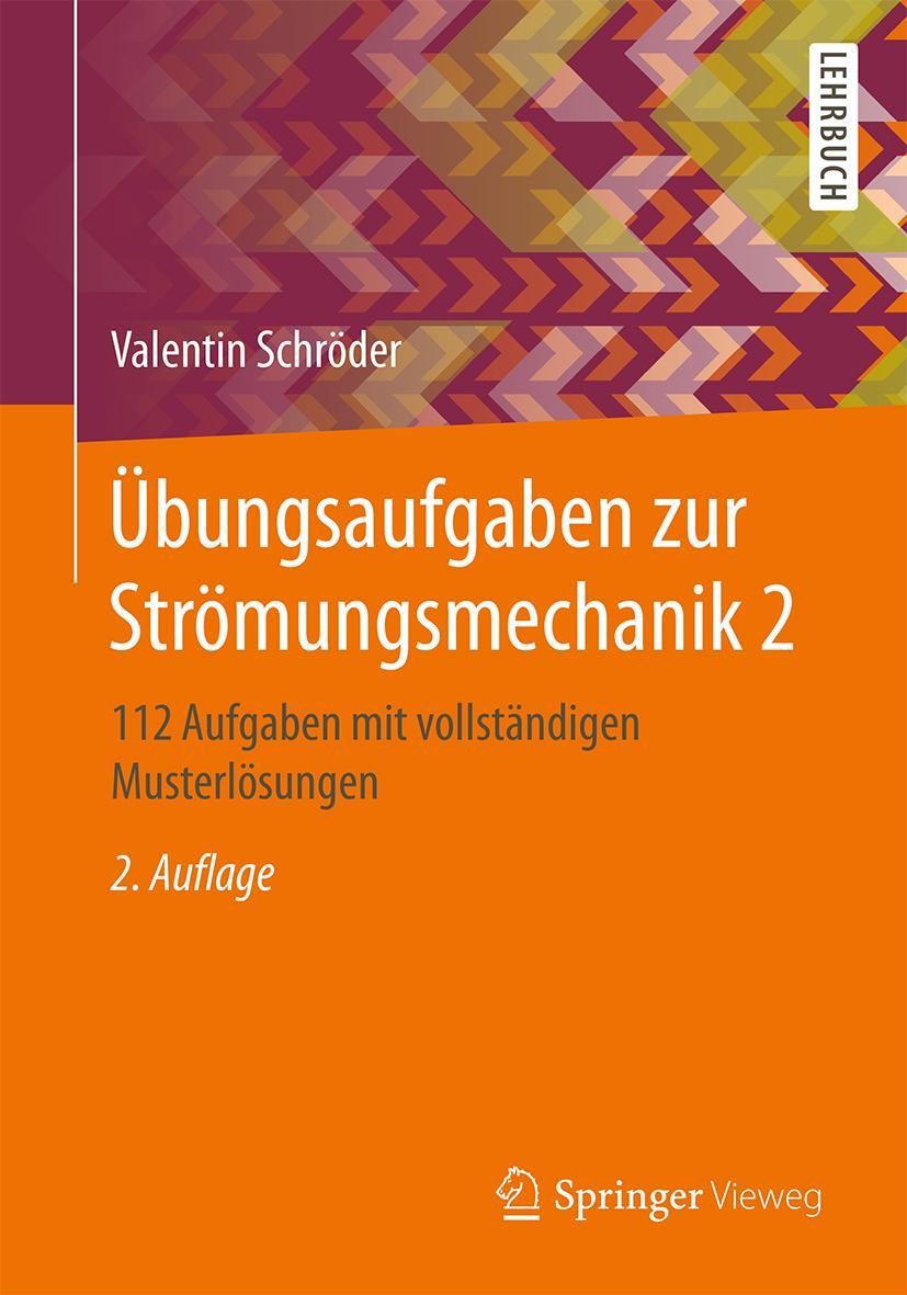Vorderes Coverbild Übungsaufgaben zur Strömungsmechanik 2