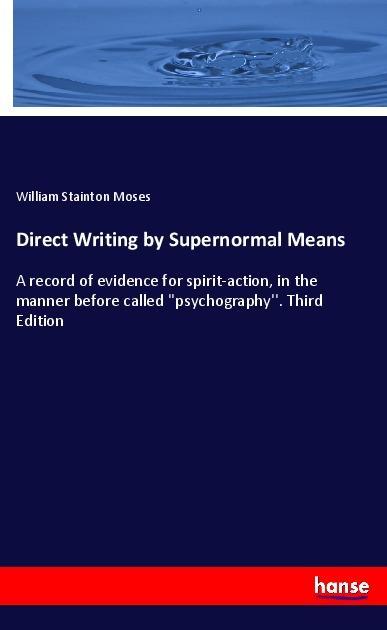 Vorderes Coverbild Direct Writing by Supernormal Means