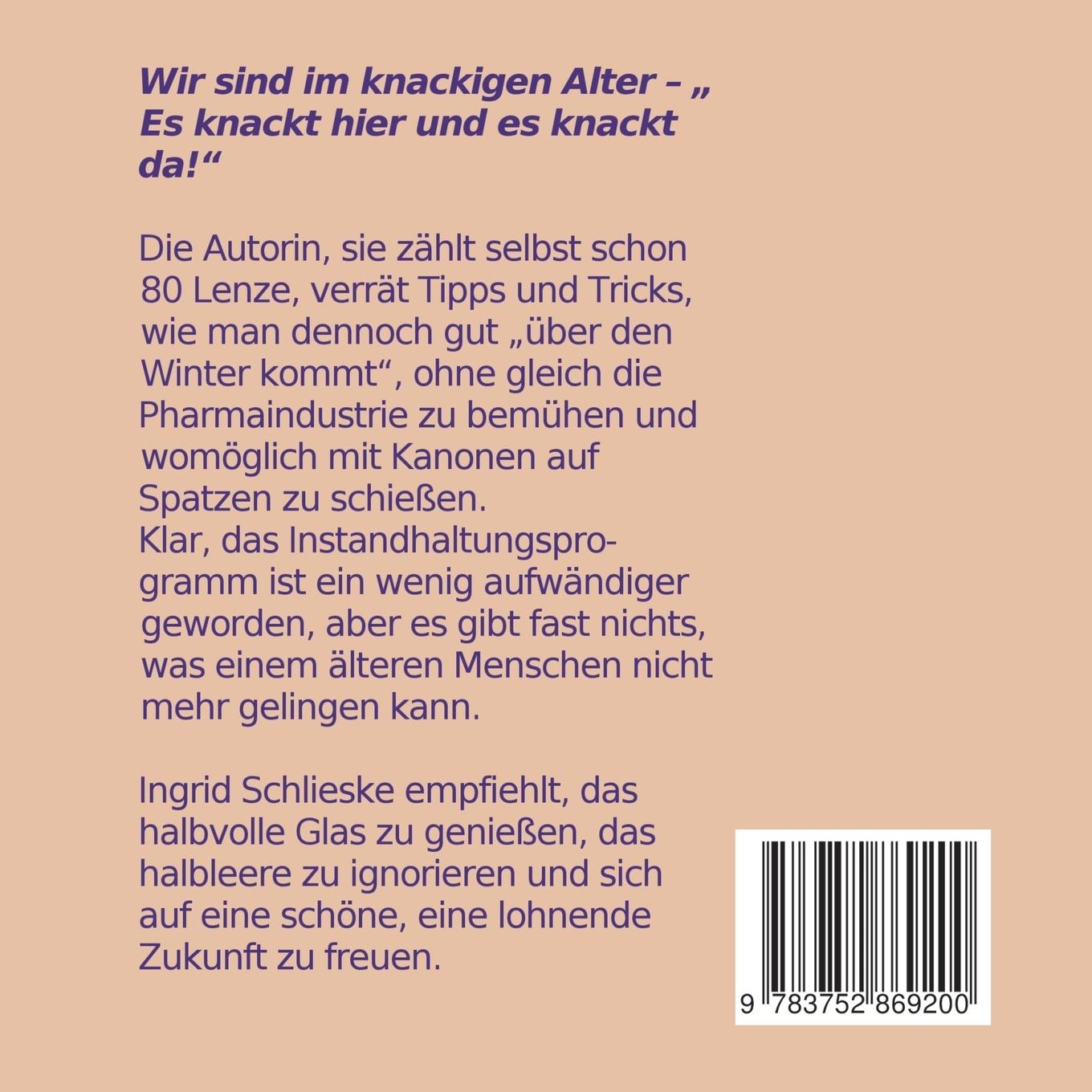 Rückseitencover Die (geheimen) Baustellen des Alters