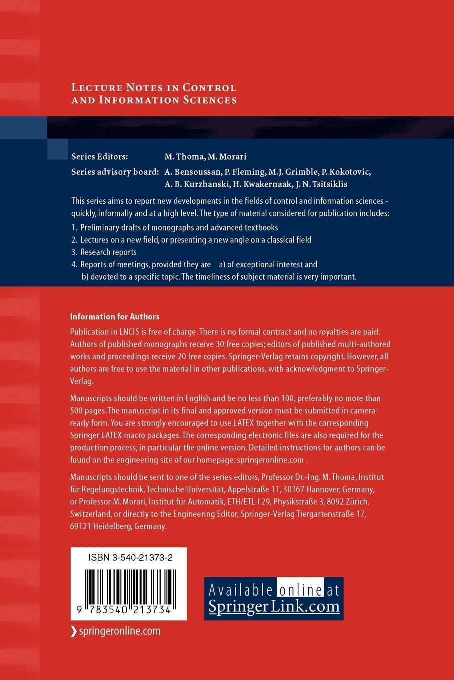 Rückseitencover Adaptive Dual Control