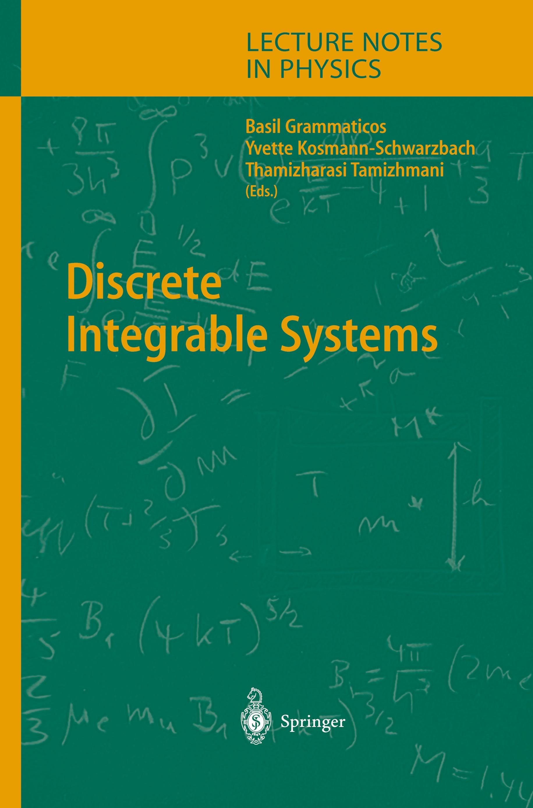 Vorderes Coverbild Discrete Integrable Systems