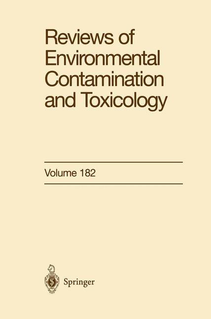 Vorderes Coverbild Reviews of Environmental Contamination and Toxicology