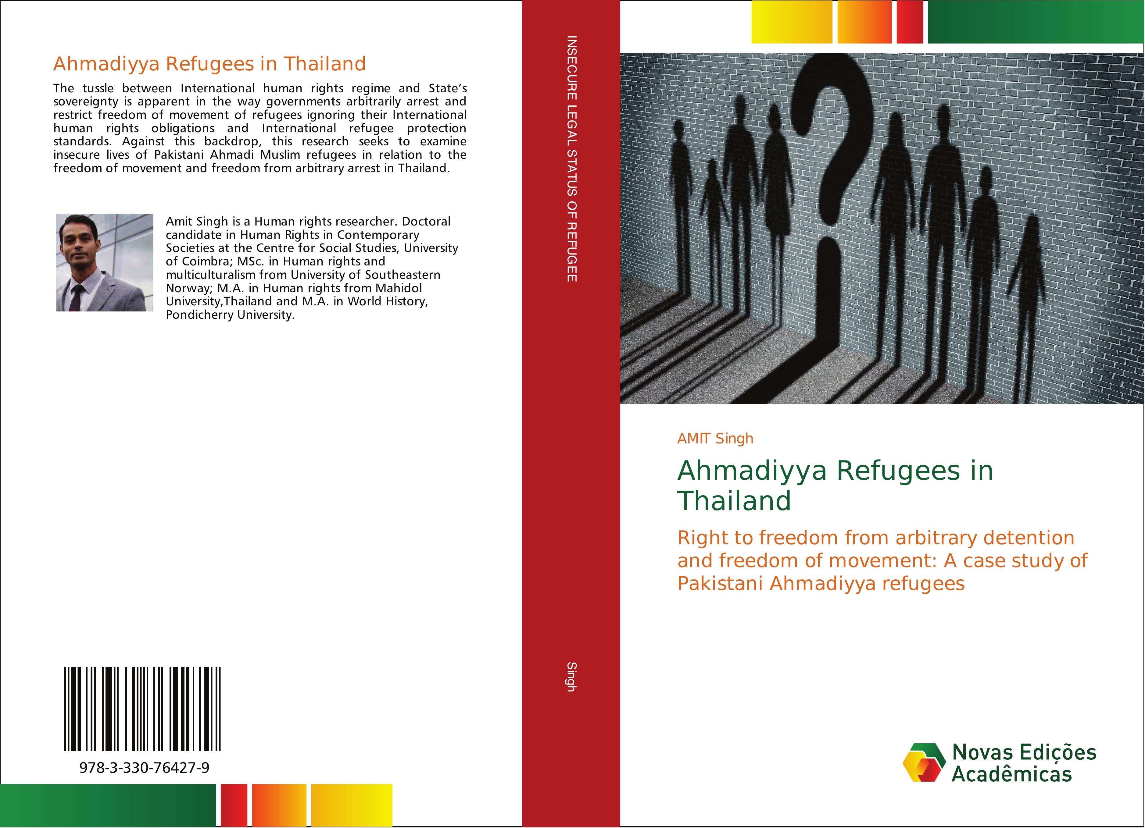 Vorderes Coverbild Ahmadiyya Refugees in Thailand