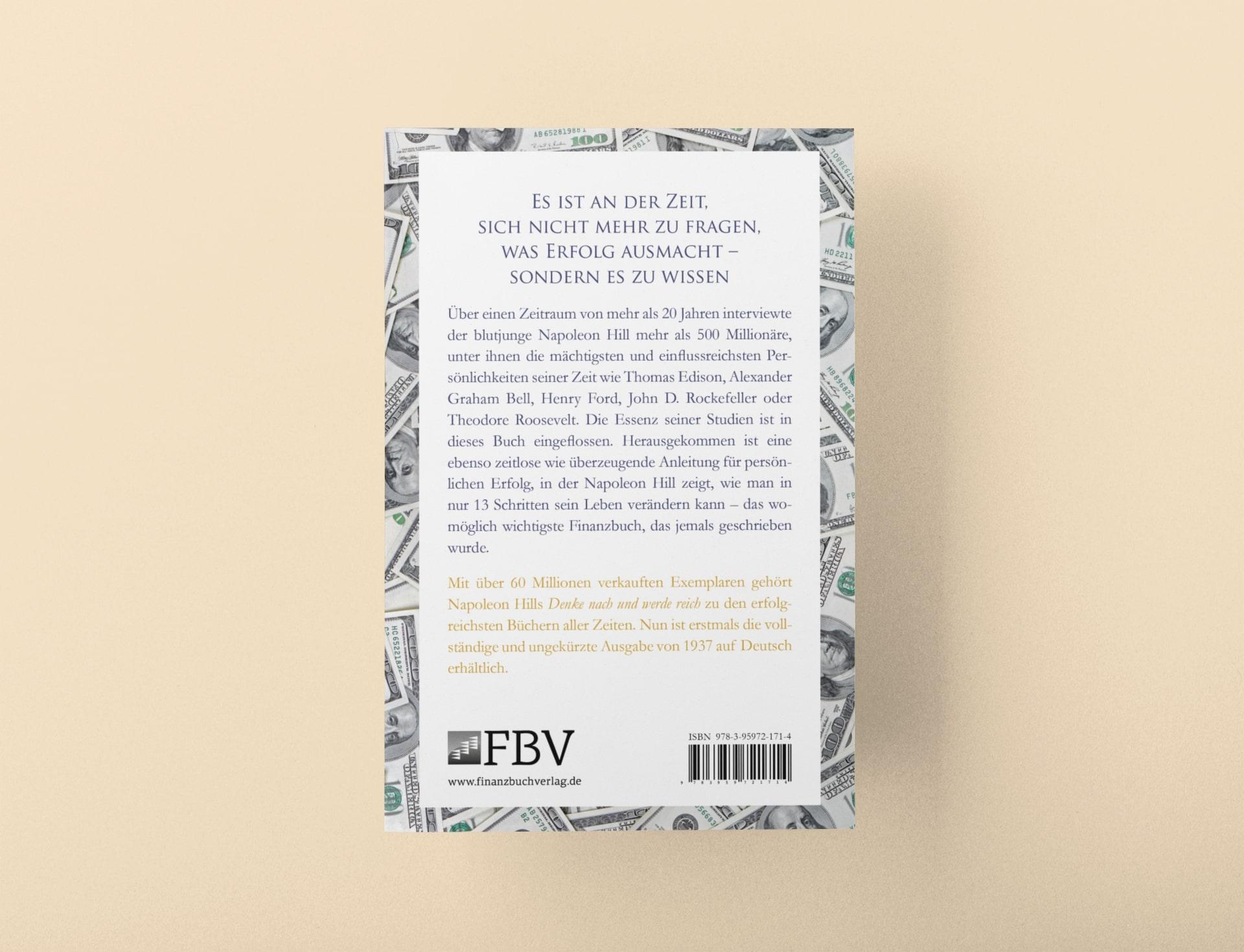 Beispielinhalt (Bild) Think and Grow Rich - Deutsche Ausgabe
