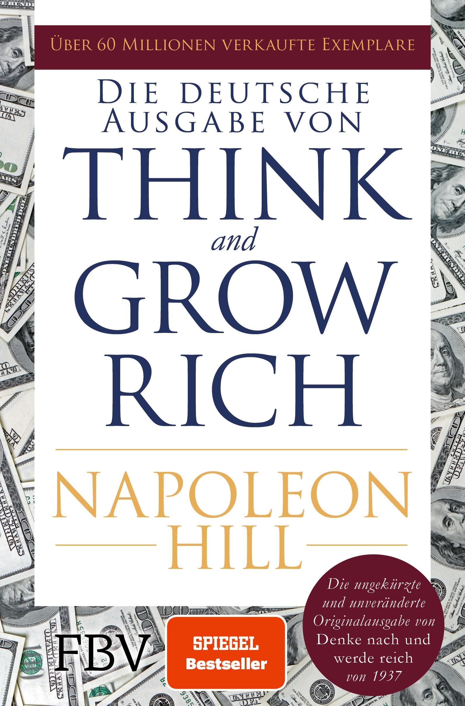 Vorderes Coverbild Think and Grow Rich - Deutsche Ausgabe