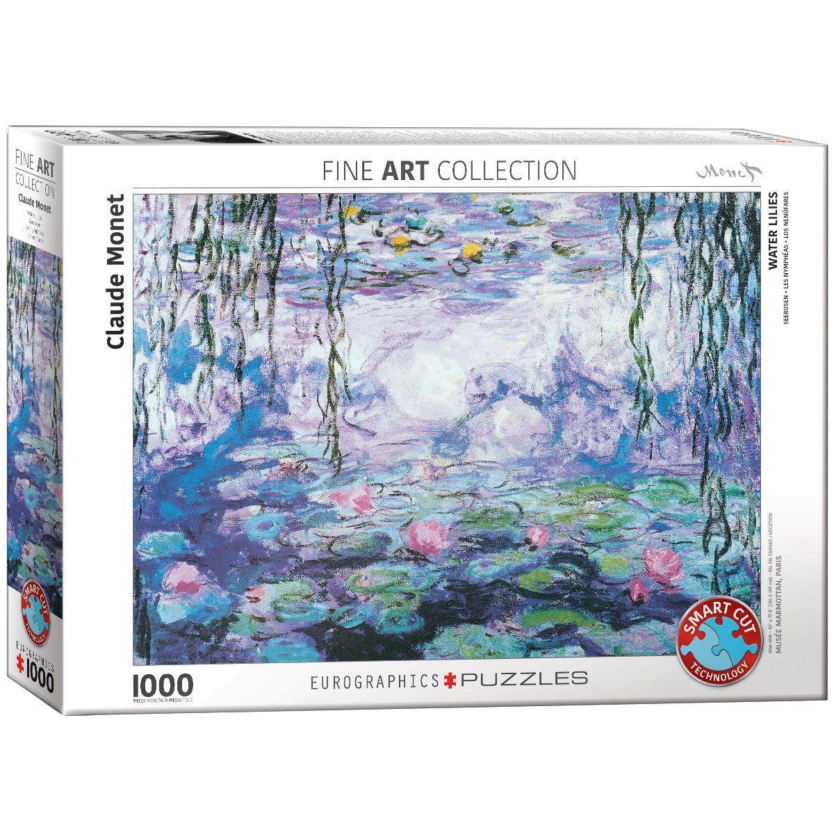 Vorderes Coverbild Seerosen von Claude Monet 1000 Teile