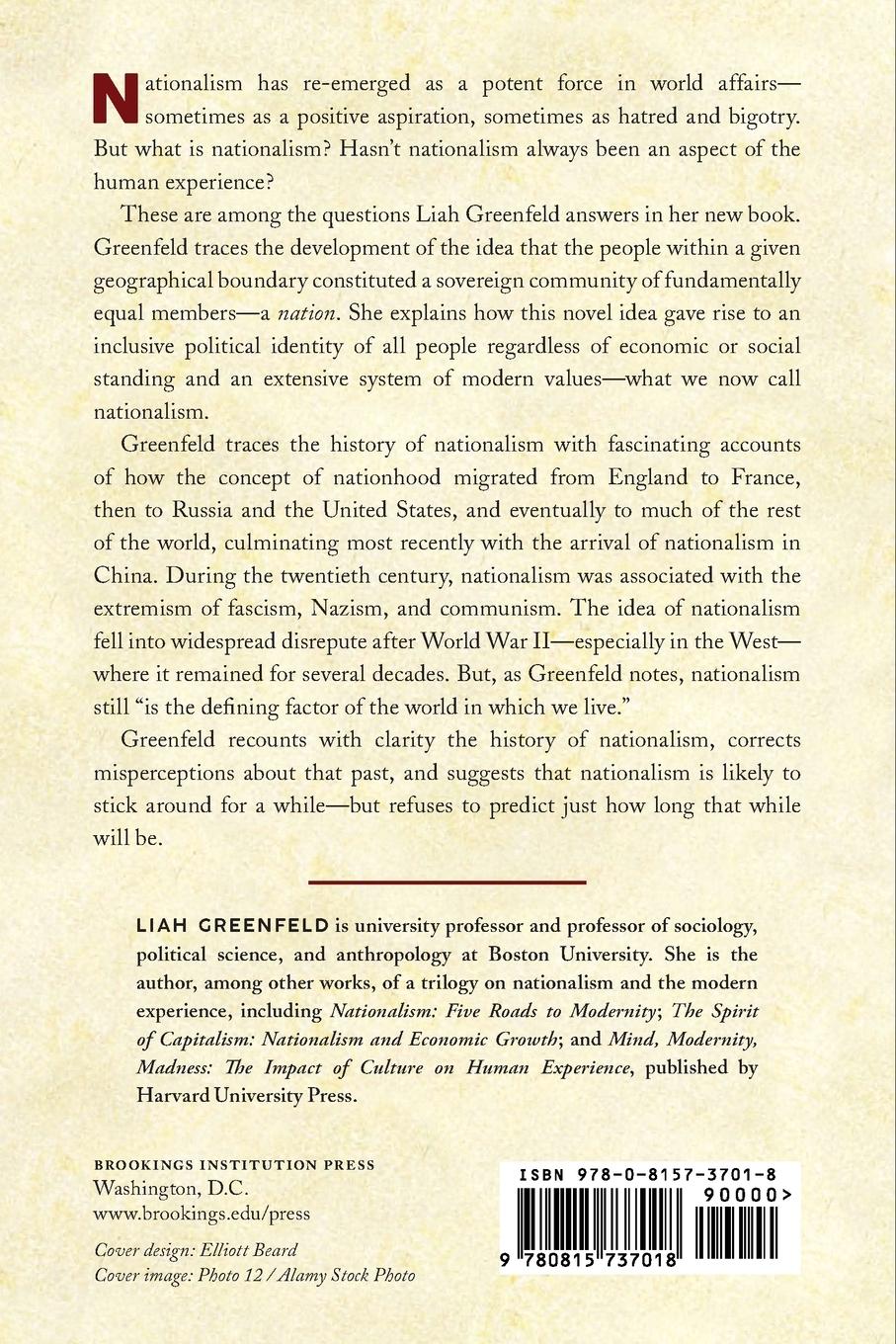 Rückseitencover Nationalism