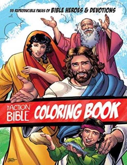 Vorderes Coverbild The Action Bible Coloring Book
