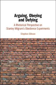 Vorderes Coverbild Arguing, Obeying and Defying