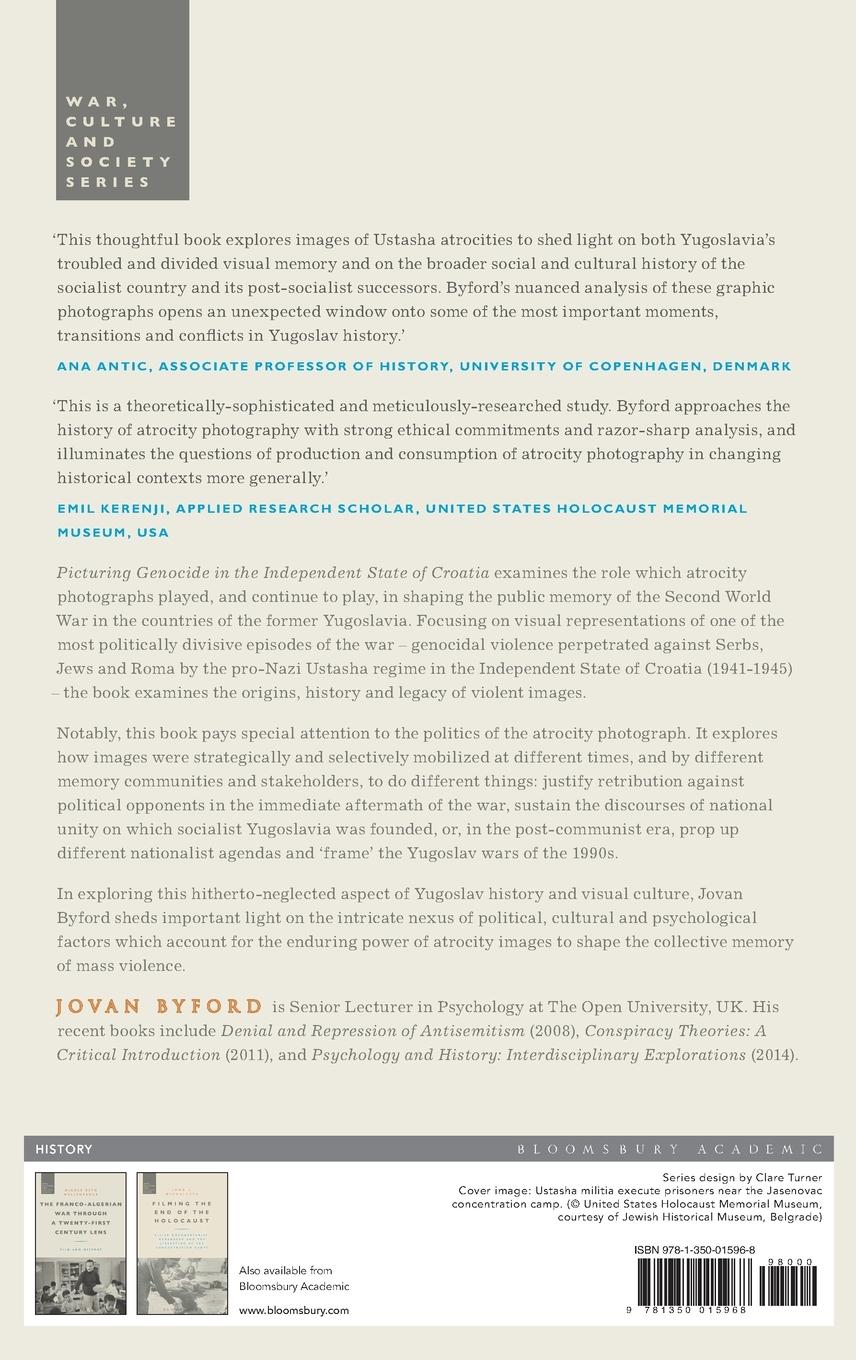 Rückseitencover Picturing Genocide in the Independent State of Croatia
