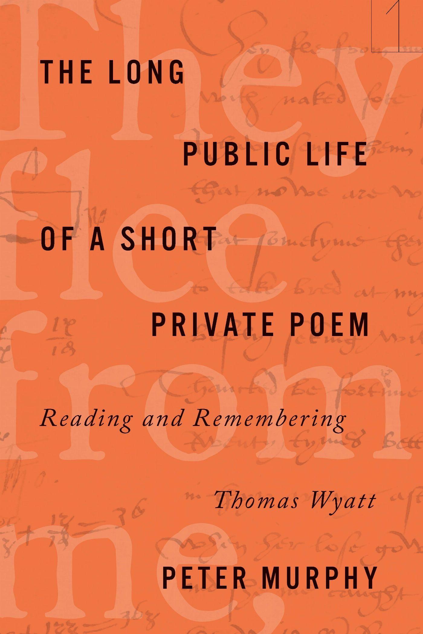 Vorderes Coverbild The Long Public Life of a Short Private Poem