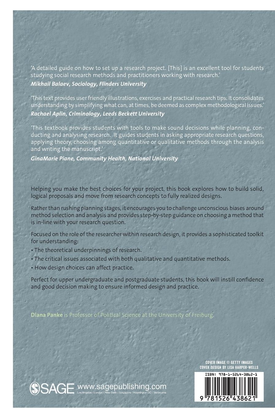 Rückseitencover Research Design & Method Selection