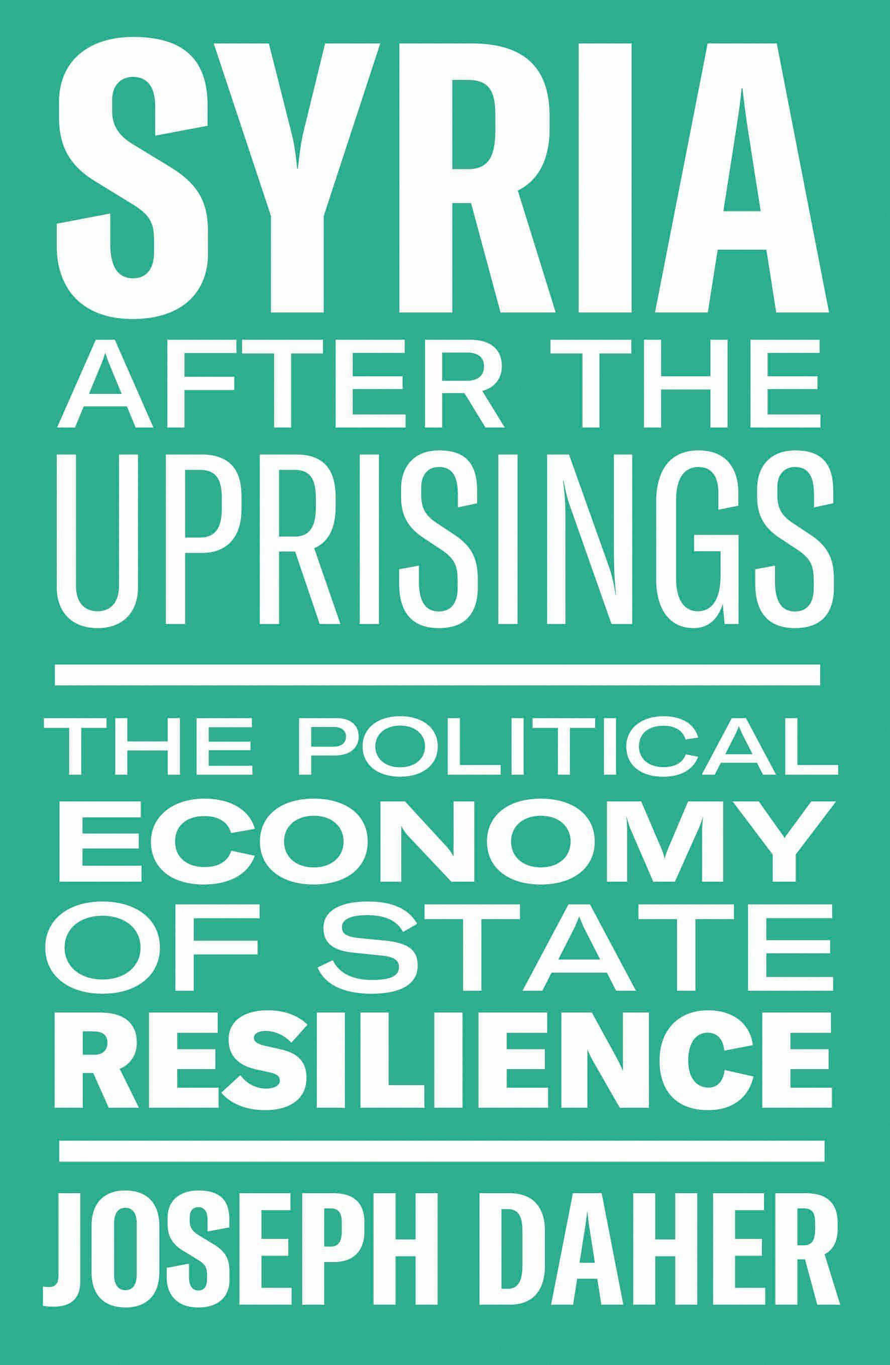 Vorderes Coverbild Syria After the Uprisings