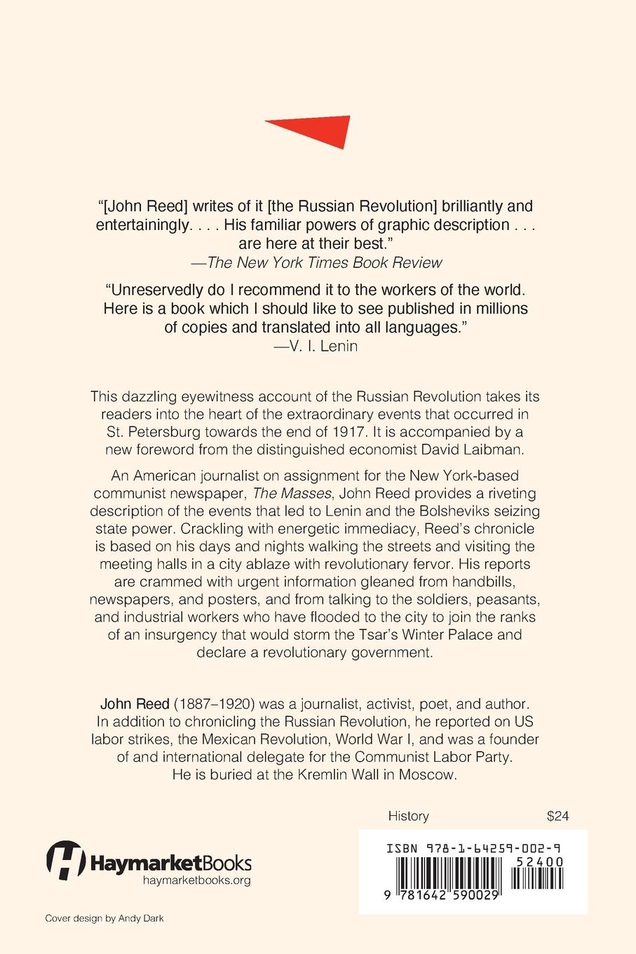 Rückseitencover Ten Days That Shook the World