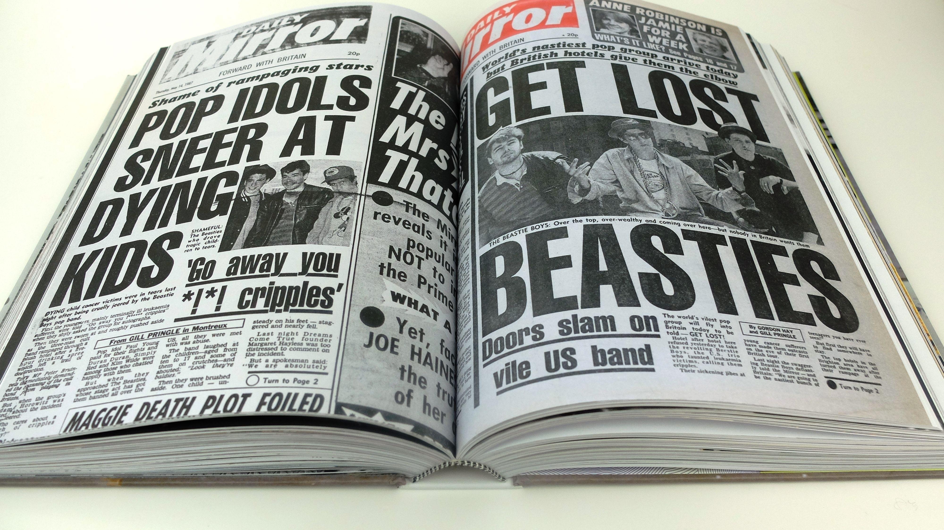 Beispielinhalt (Bild) Beastie Boys Buch