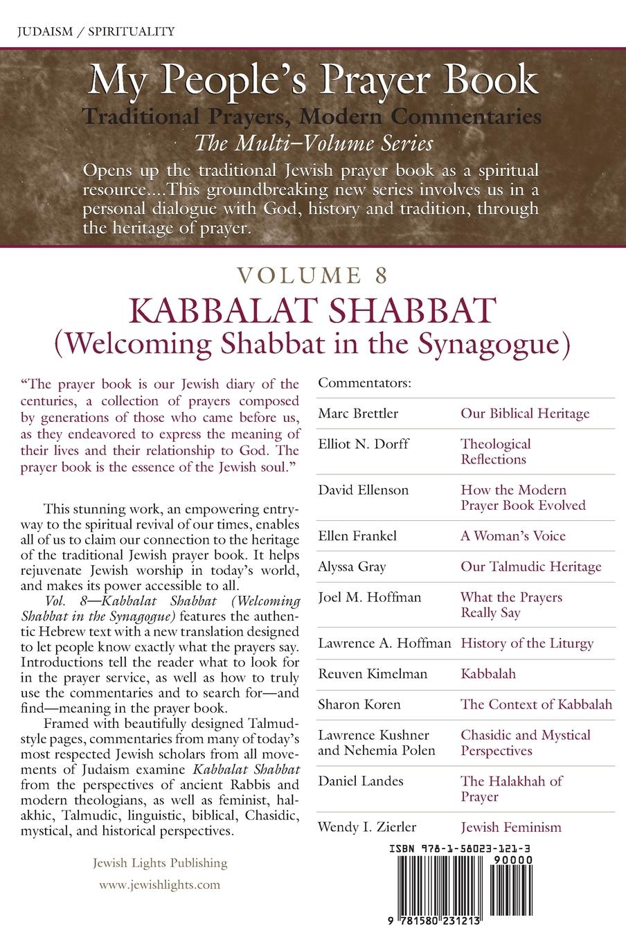 Rückseitencover My People's Prayer Book Vol 8