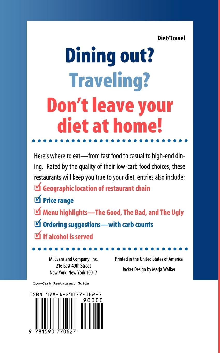Rückseitencover The Low-Carb Restaurant