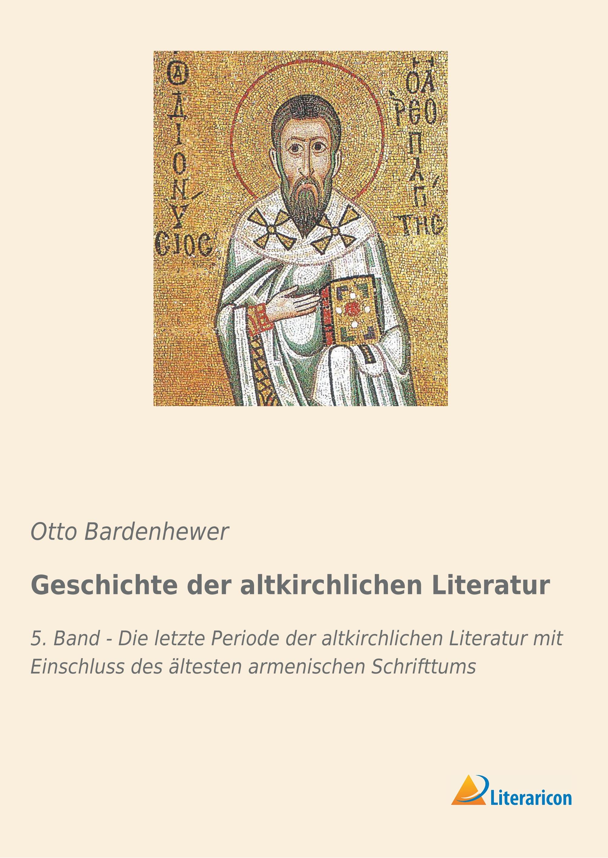 Vorderes Coverbild Geschichte der altkirchlichen Literatur