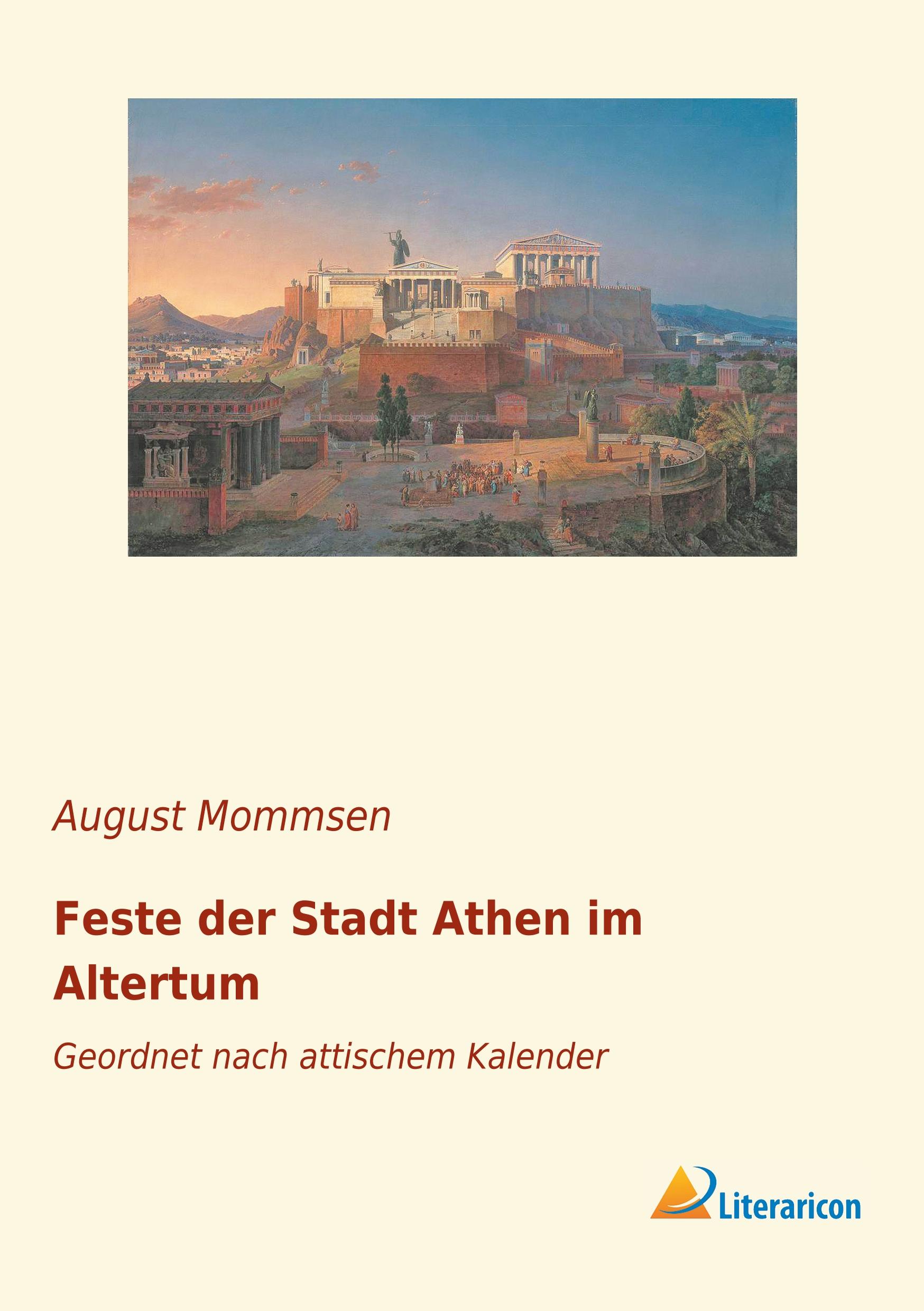 Vorderes Coverbild Feste der Stadt Athen im Altertum